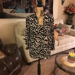 EUC Cato Leopard Blouse